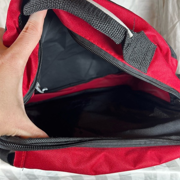 Red and Black Men's Messenger Bag - Picture 8 of 8